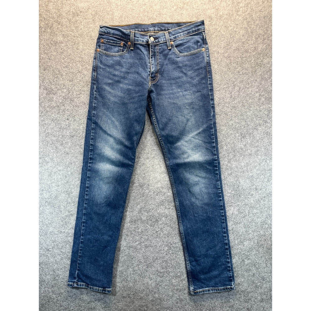 Levis Jeans Men's 32x34 511 Slim Straight Regular Fit Blue Denim Pants‎